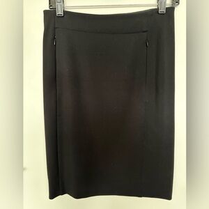 Diane Von Furstenberg Stretchy Black Pencil Skirt with pockets!